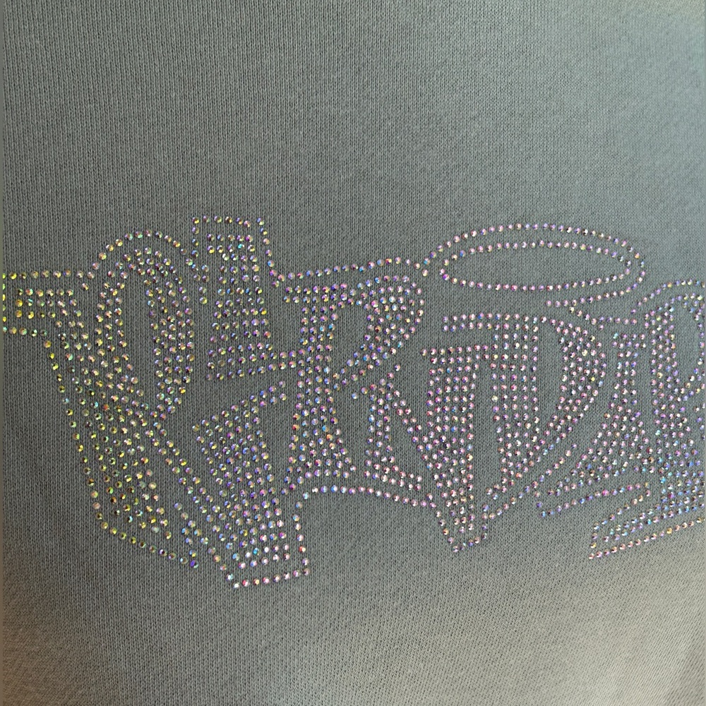 NWT Ripndip Angels Cropped Hoodie XL Sage Grey MSRP $80